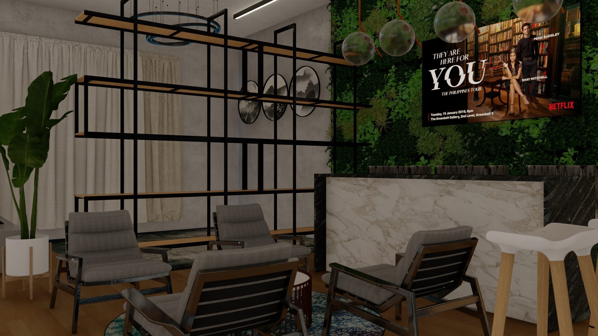 Project management by ANTRE — Unlock Coworking Office construction oversight Nairobi